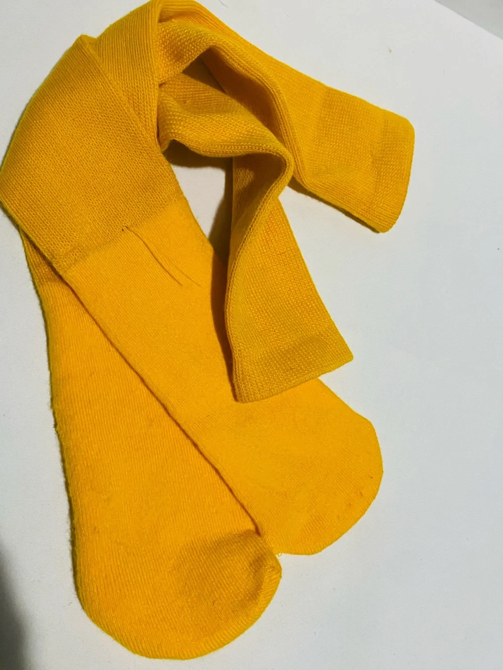 Golden Yellow Youth Athletic Socks - NWOT